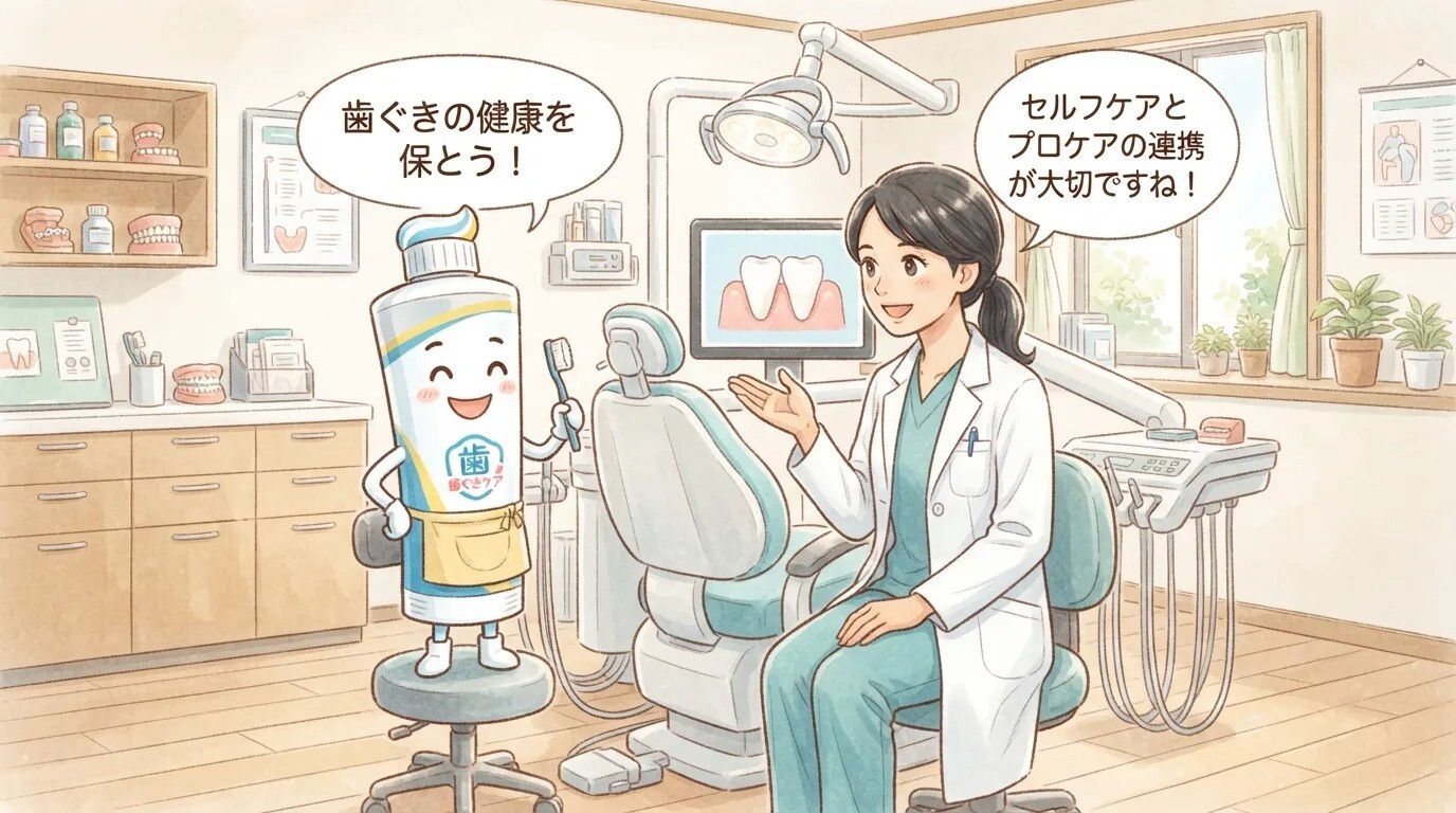 歯磨き粉君①